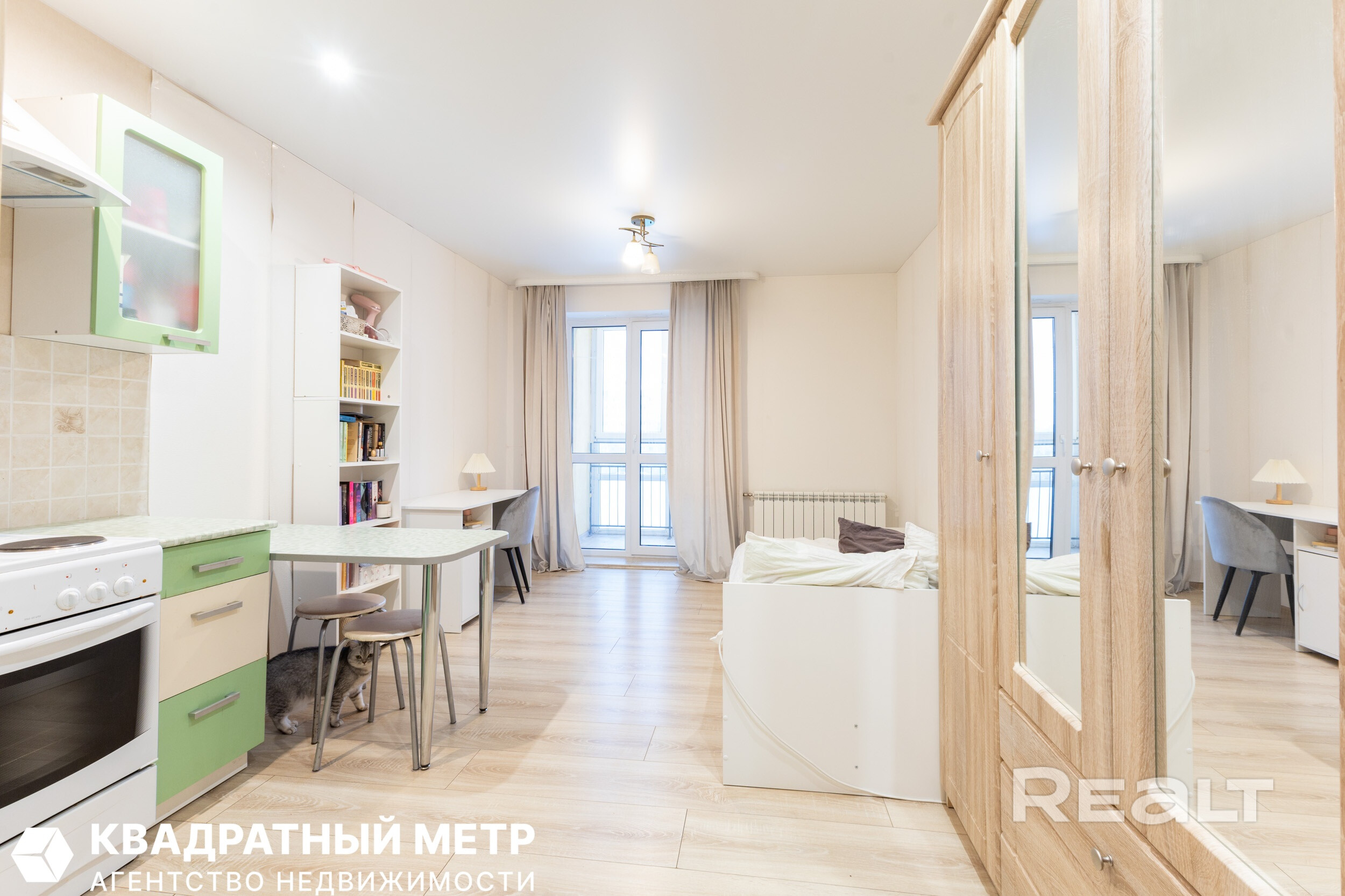 Квартира-студия в г. Минске, ул. Рафиева, 54А. – pohled 3