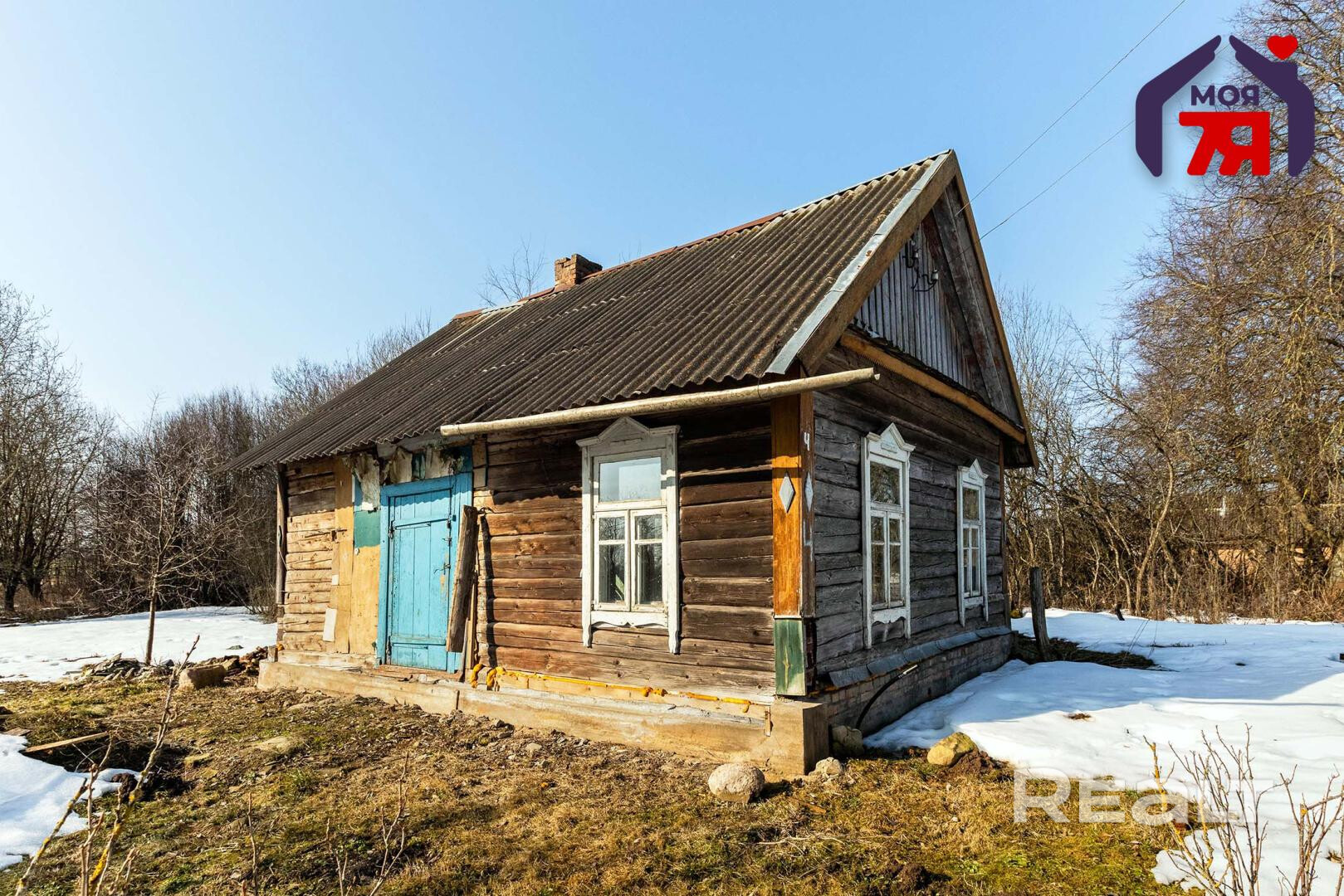 Бревенчатый дом в д. Дуброва, 46 м², живописная природа - Widok 3