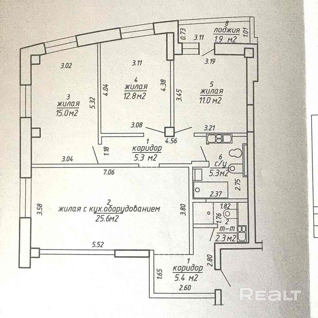 4 ком квартира в Лебяжем ул. Ржавецкая, 3 - Widok 3