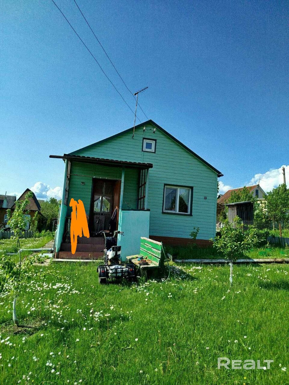 Дача для отдыха, без огорода , молодой сад в основном газон - Widok 3