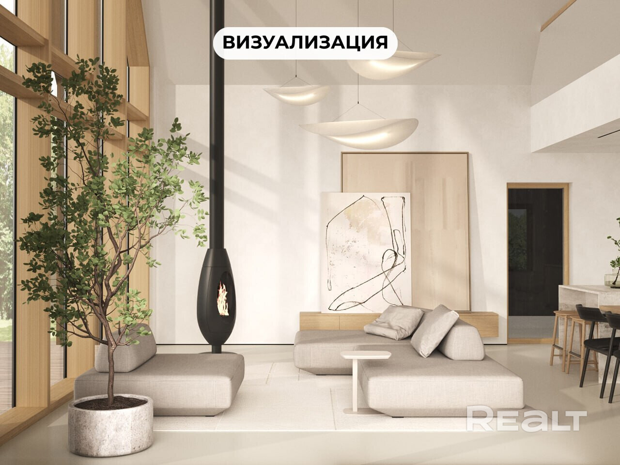 Продаётся современный барнхаус в аг. Сёмково! Всего в 7 км от Минска на берегу реки Вяча - Widok 5