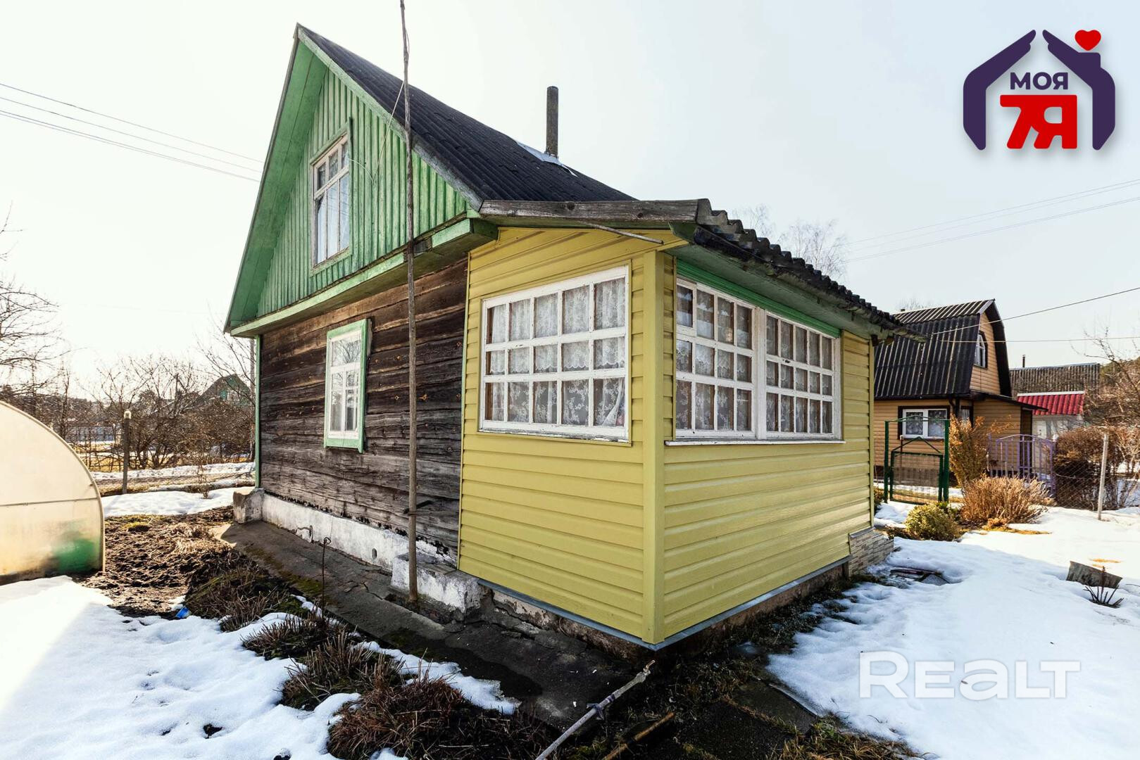 Бревенчатая двухуровневая дача 37 м² на 4 сотках - Widok 4
