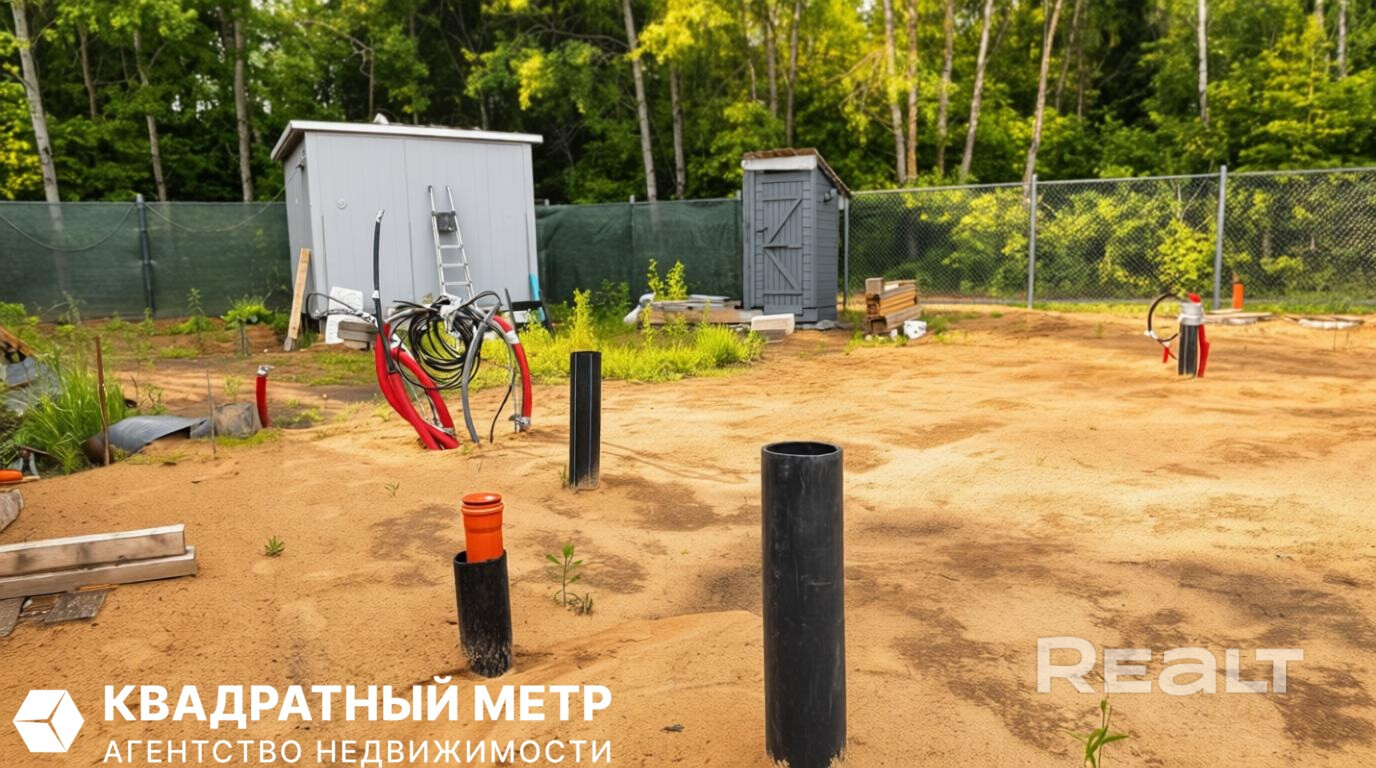 Участок 8 соток у леса в СТ «Малинка» с готовыми коммуникациями и строительными материалами - Widok 5