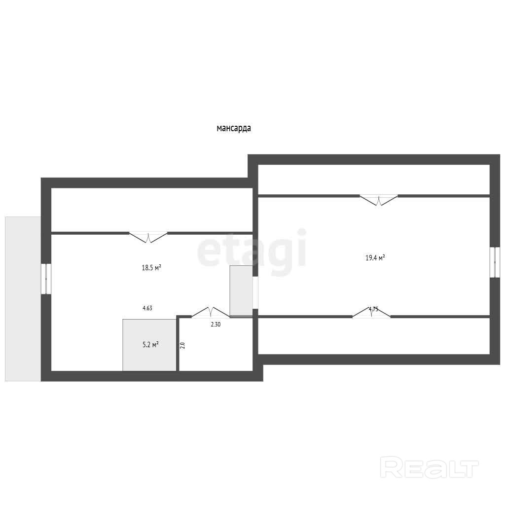 Продается коттедж в живописном агрогородке Вишневка,всего в 10 км от Минска! - Vista 5