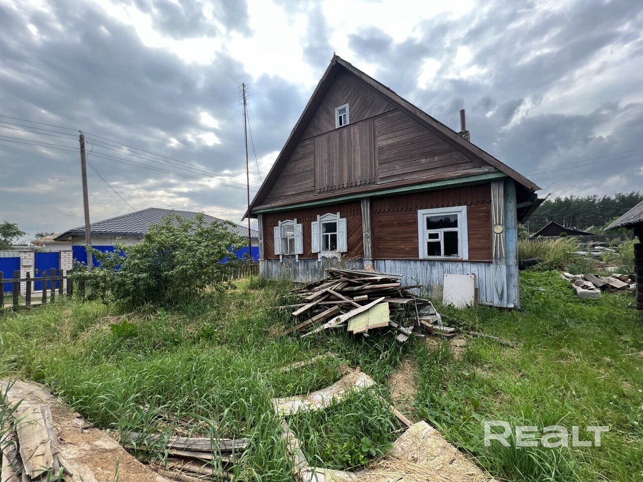Продается дом под реконструкцию, Борисовский р-н, д.Остров. Участок - 9.22 соток Общая площадь дома - 59.1 кв.м. Жилая площадь - 41.1 кв.м. Площадь кухни - 5 кв.м. Участок правильной формы - Ansicht 4