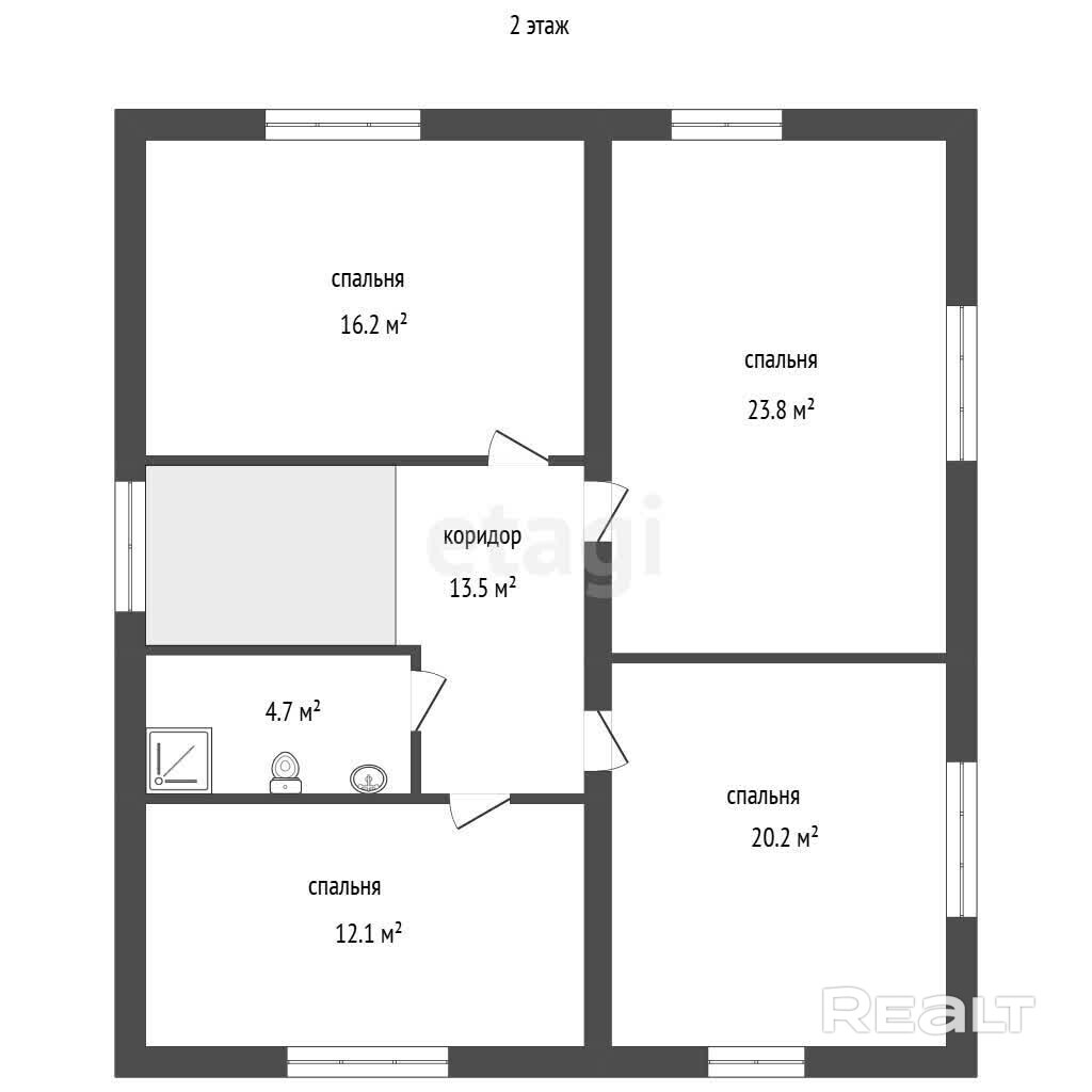 Дом для постоянного проживания в СТ «Выпрабавальнiк» - Widok 5