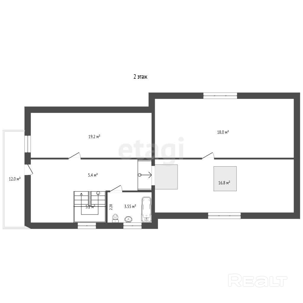 Продается коттедж в живописном агрогородке Вишневка,всего в 10 км от Минска! - Vista 6