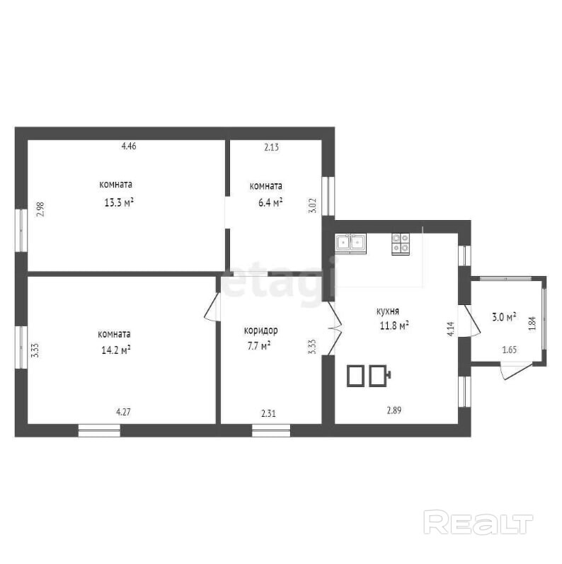 Продаётся ДОМ. Минский р-н. аг. Ратомка. 6 км от МКАД - Ansicht 5