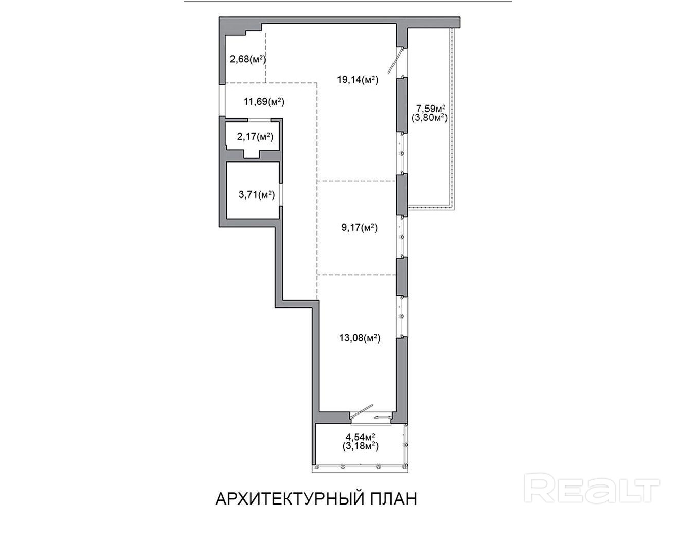 Дом «Штадт Парк» сдан! Квартиры от застройщика в ЖК «Минск-Мир»! Звоните! Выбор планировок! - Widok 6