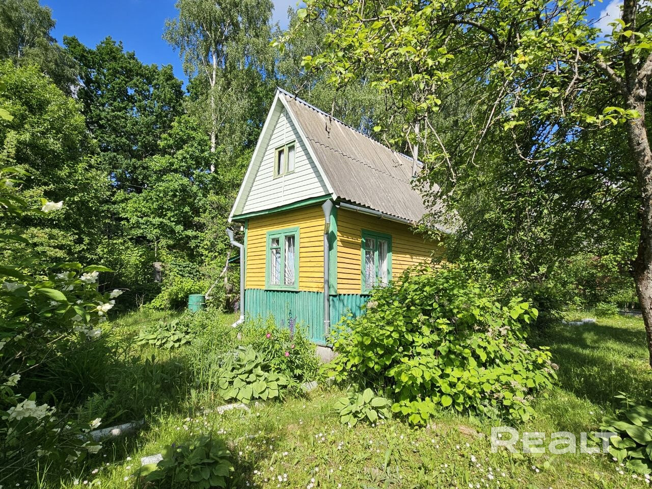 Небольшой, уютный садовый дом, печное отопление, сезонный водопровод, жилая мансарда. - Ansicht 5