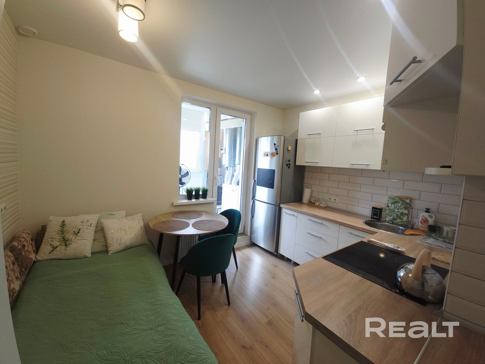 Просторная 1-комнатная квартира (46 м²) с отличным ремонтом в Лошице! - Widok 4