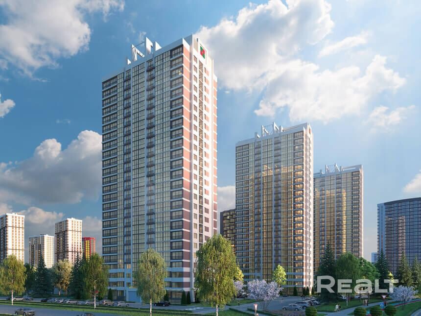 Квартира в Минск Мире. Дом Бразилиа. Рассрочка без переплат, кредит от 5%. Показ квартир! - Widok 4