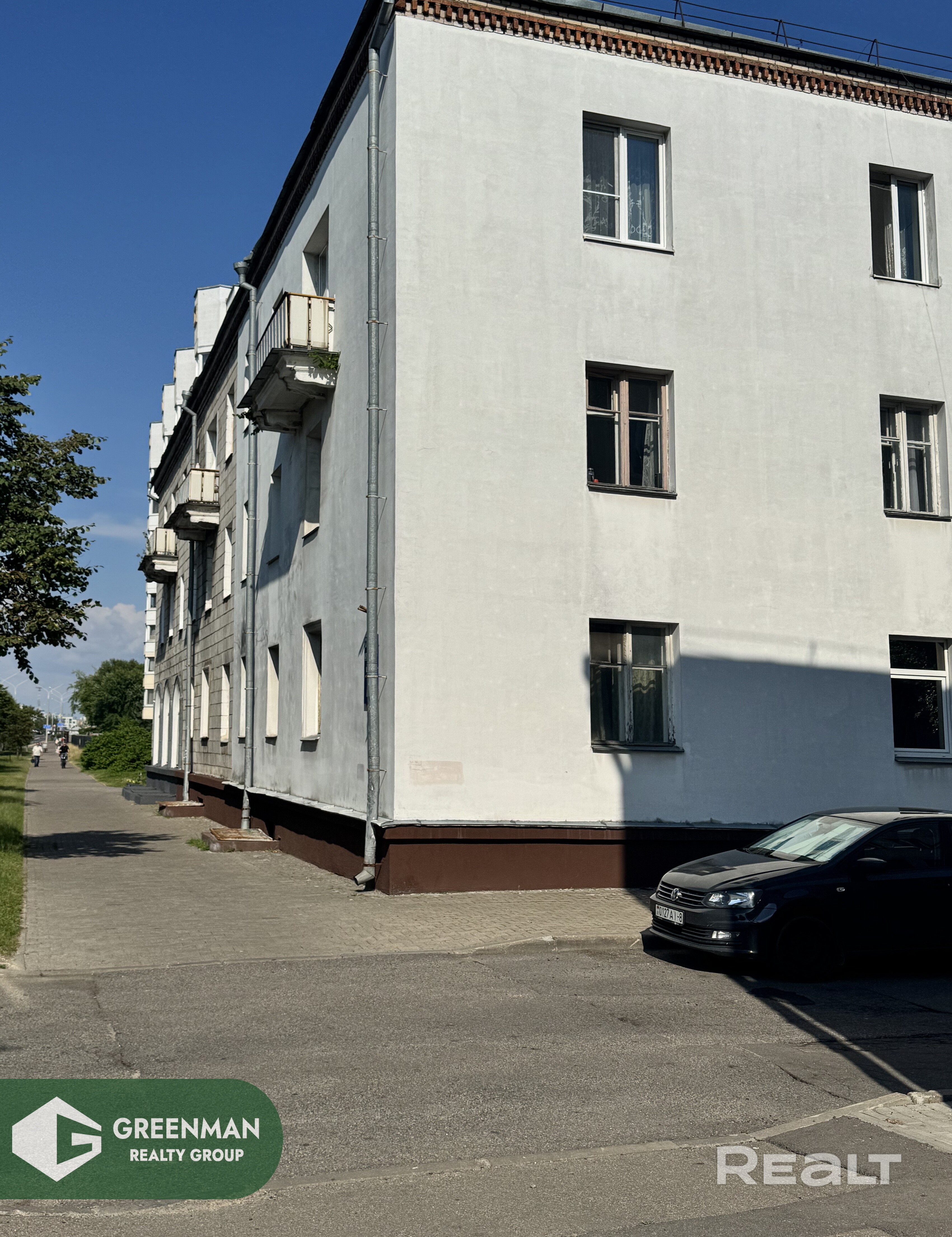 Двухкомнатная сталинка на ул. К. Либкнехта в 15-ти минутах от метро Площадь Богушевича - Widok 3