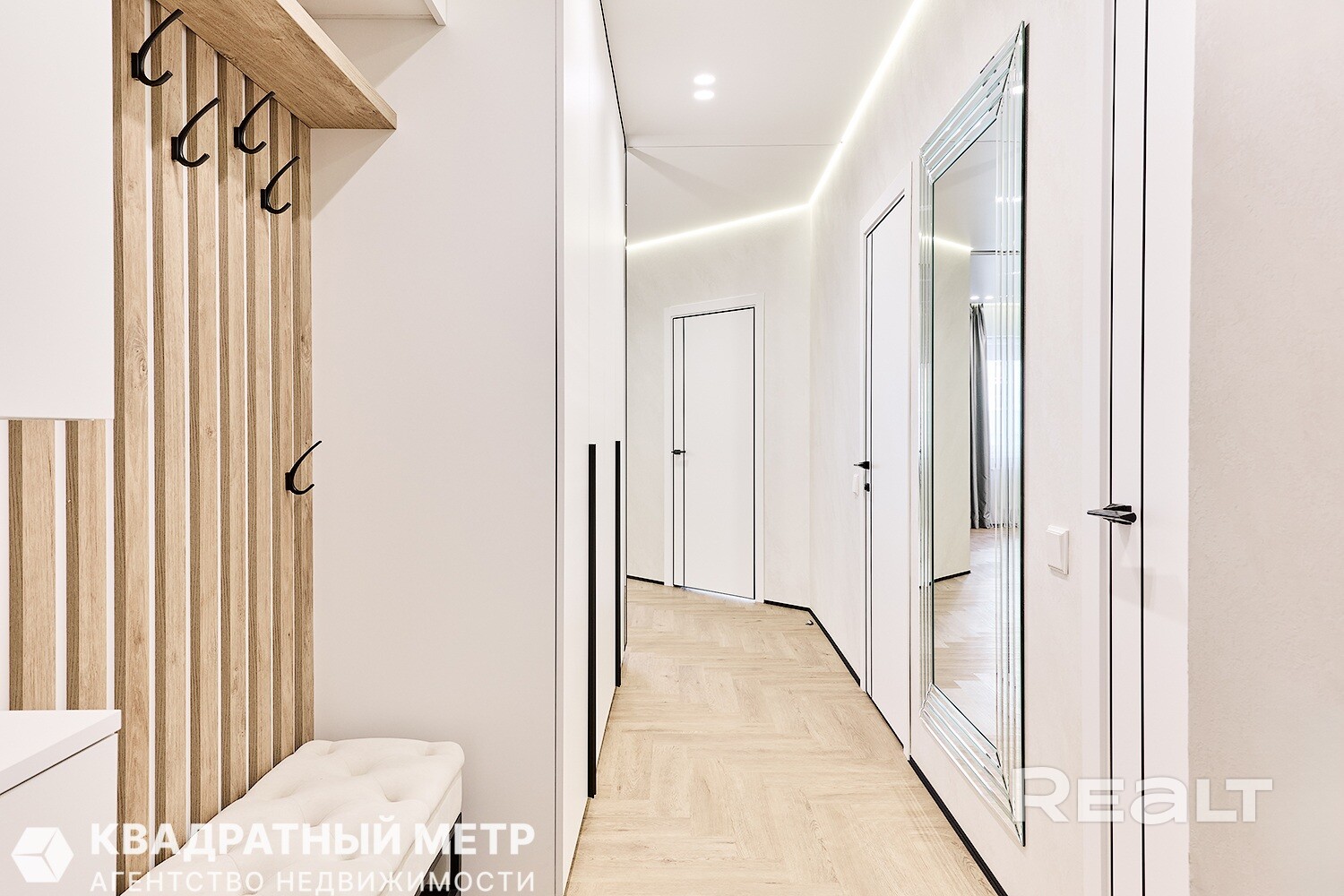 4 комнатная квартира + огромная терраса! Новый ремонт, рядом метро - изображение №13