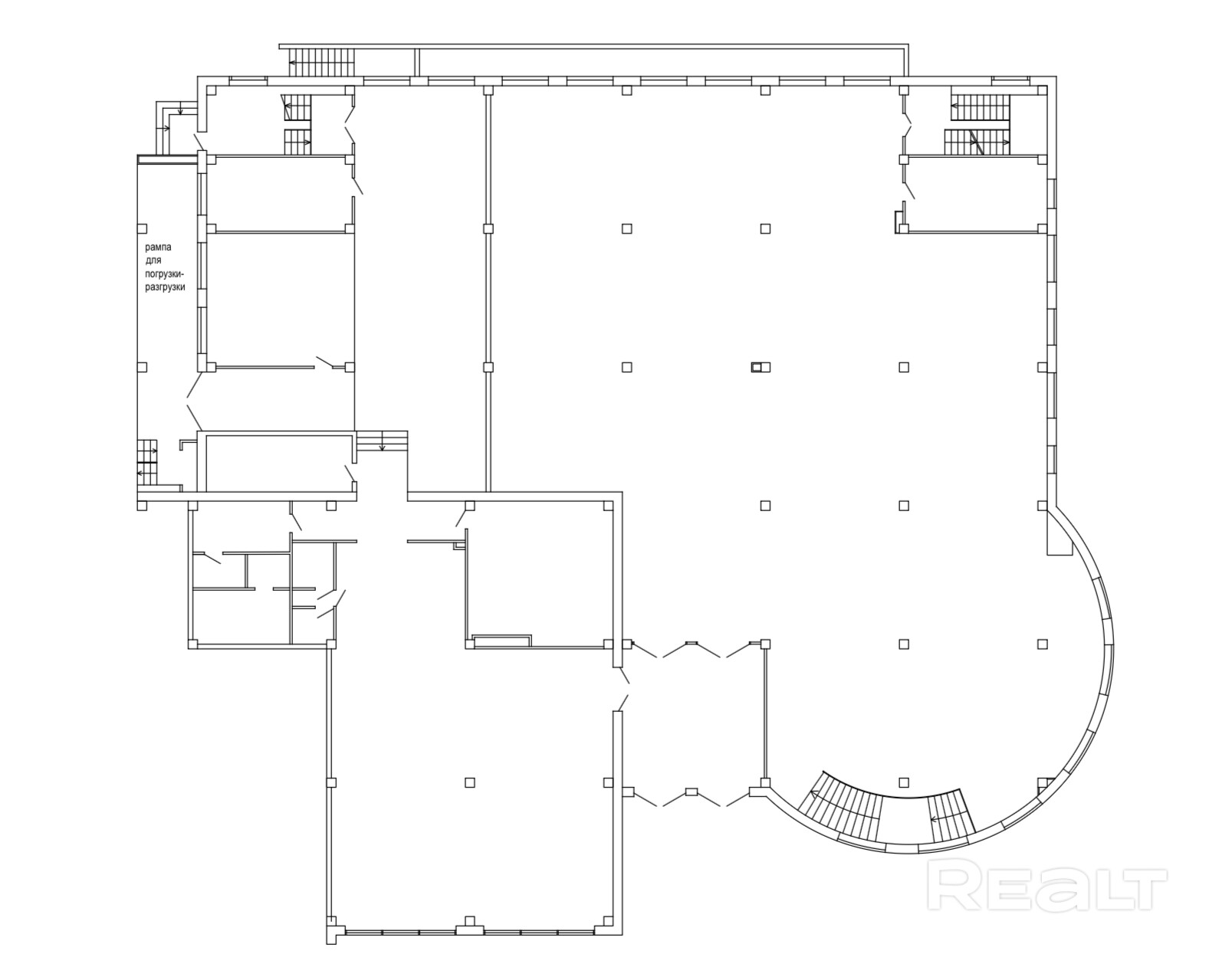 Торгово-офисное помещение с 2 отдельными входами на 1 этаже БЦ Green Plaza. Пешая доступность до ст.м. Молодежная.Кухня, 2 с/узла. Возможность повесить вывеску арендатора на стене здания. Наземный гостевой паркинг на 190 мест. Собственная служба эксплуатации в БЦ. Круглосуточная охрана и видеонаблюдение. Собственная система кондиционирования. Система приточно-вытяжной вентиляции с рекуперацией. Скоростной оптово-волоконный интернет от 4-ех интернет-провайдеров. Доступ 24/7. - Widok 4
