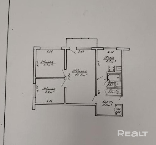 Выгодное предложение - трехкомнатная квартира в Центральном районе! - Ansicht 5