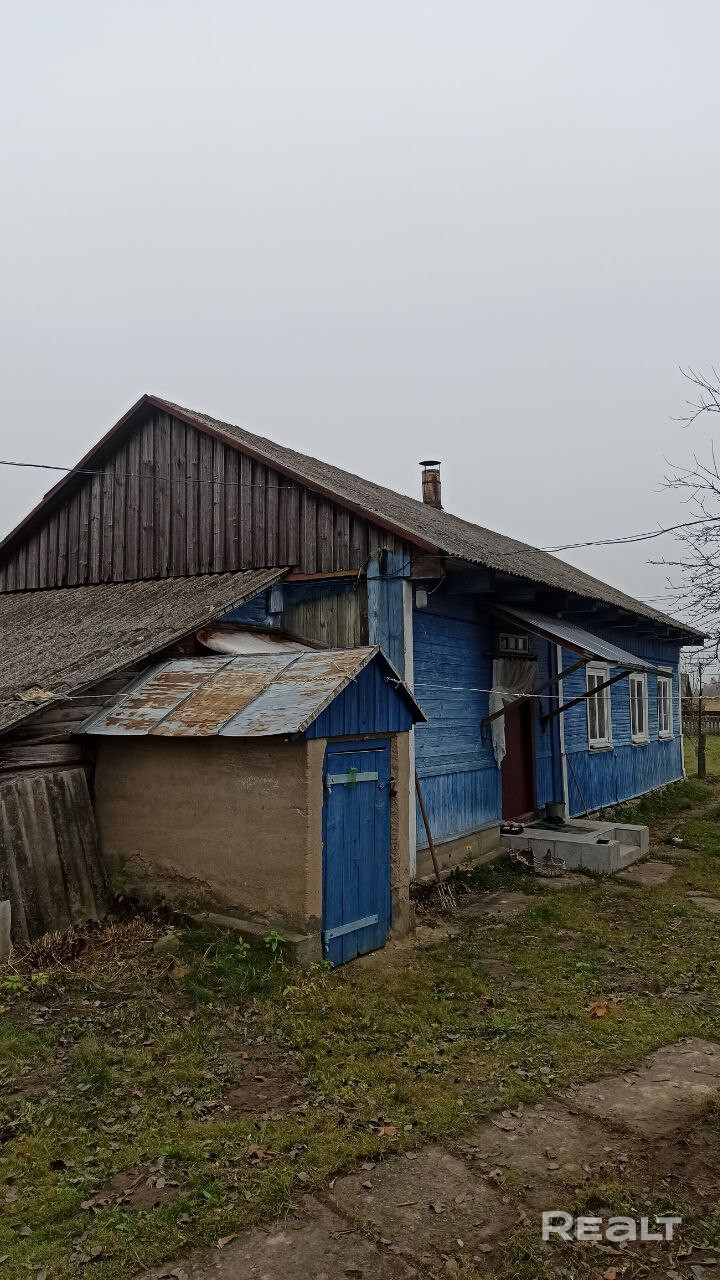 Дом находится в жилой деревне. Есть магазин, остановка транспорта. Автобус идёт из Клецка, маршрутка из Минска. Недалеко есть лес, в деревне есть река, где можно купаться. В Клецке есть озеро с организованным пляжем. Дом в нормальном состоянии. Окна стеклопакеты. Печь рабочая. Баня, которую можно переоборудовать. Гараж. Большой сарай. Сад ( старый и новый). Земля частично обработана под огород. Хорошие , дружелюбные соседи. - Ansicht 3