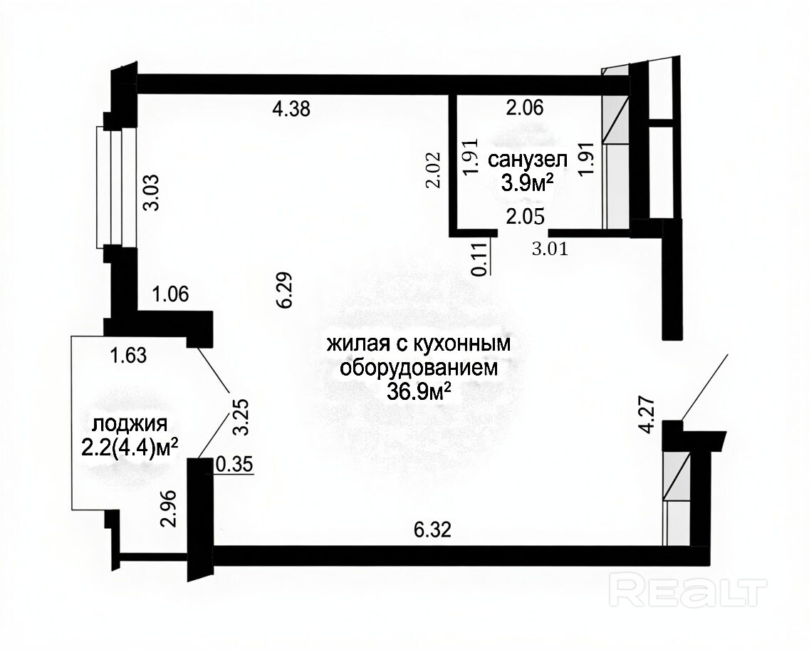 Евродвушка в престижном ЖК "Северный Берег" - Widok 2