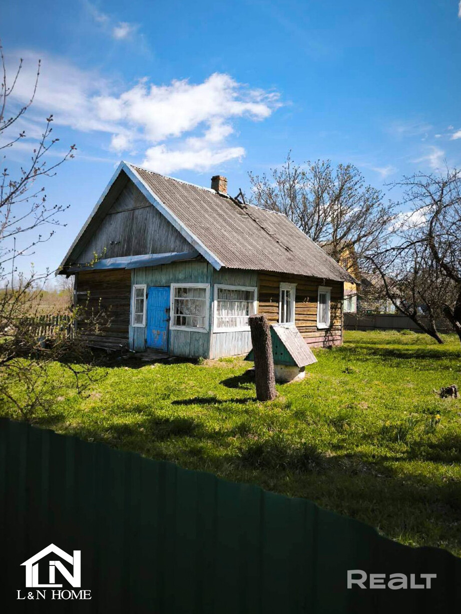Продажа участка 25 соток с бревенчатым домом в Пуховичском районе - Widok 6