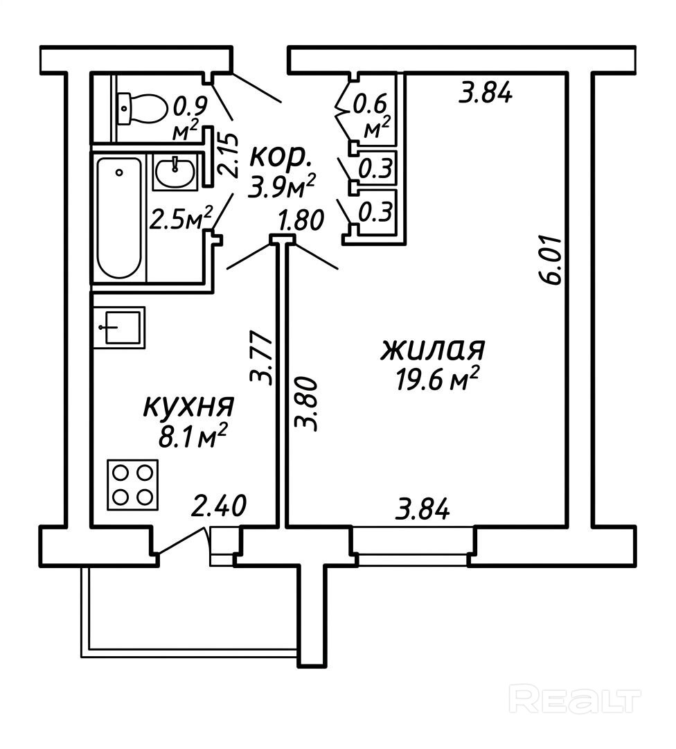 Продаётся 1 комнатная квартира недалеко от метро Спортивная и Пушкинская - Więcej