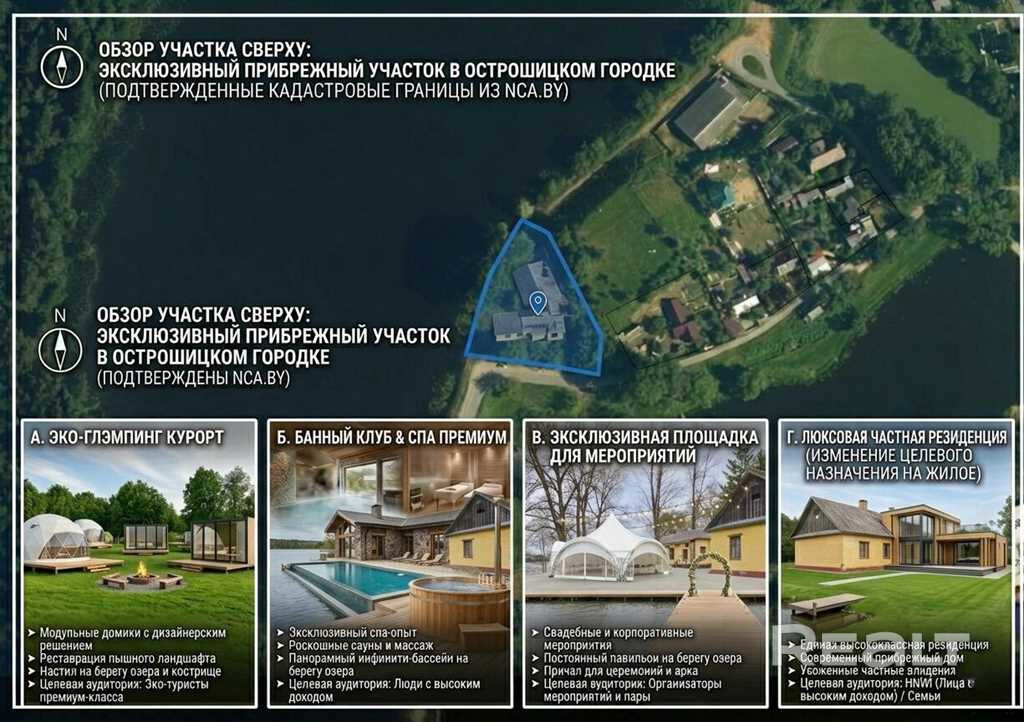 Участок со своим выходом к воде. аг. Острошицкий Городок - Widok 4