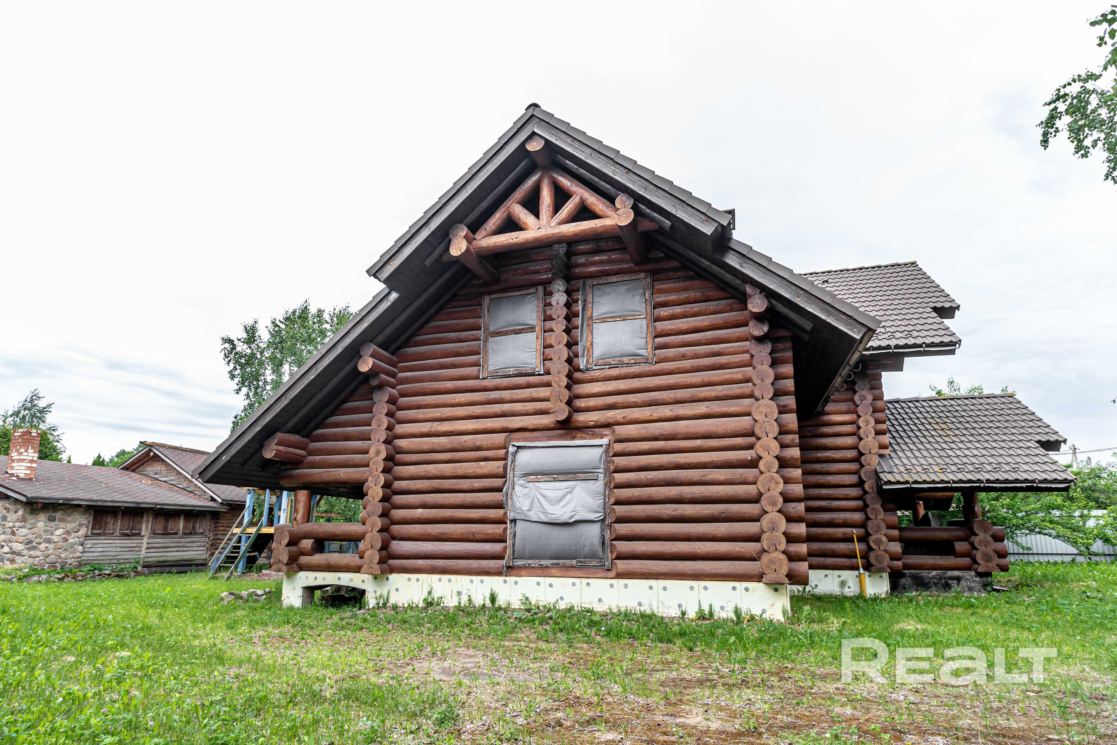 Двухэтажный дом из сруба в агрогородке Самохваловичи. 12 км от МКАД. - Ansicht 3