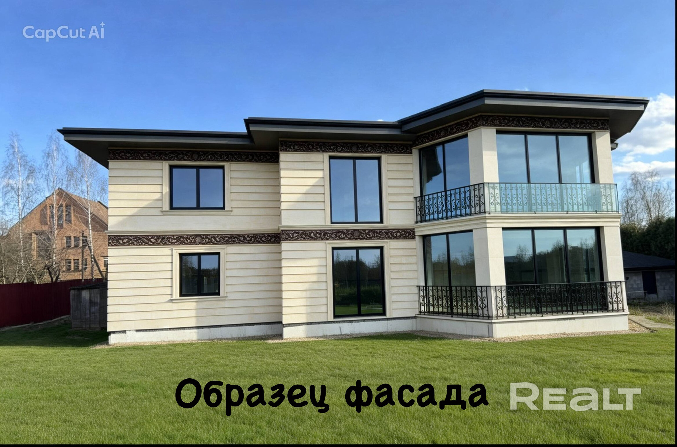 Участок 25 соток в частной собственности. Продается два дома на одном участке основной и гостевой ,280 м2 коробка и 100 м2 полностью готов к проживанию , центральные коммуникации газ, вода ,свет . 200 метров до леса и 300 до озера - Widok 3