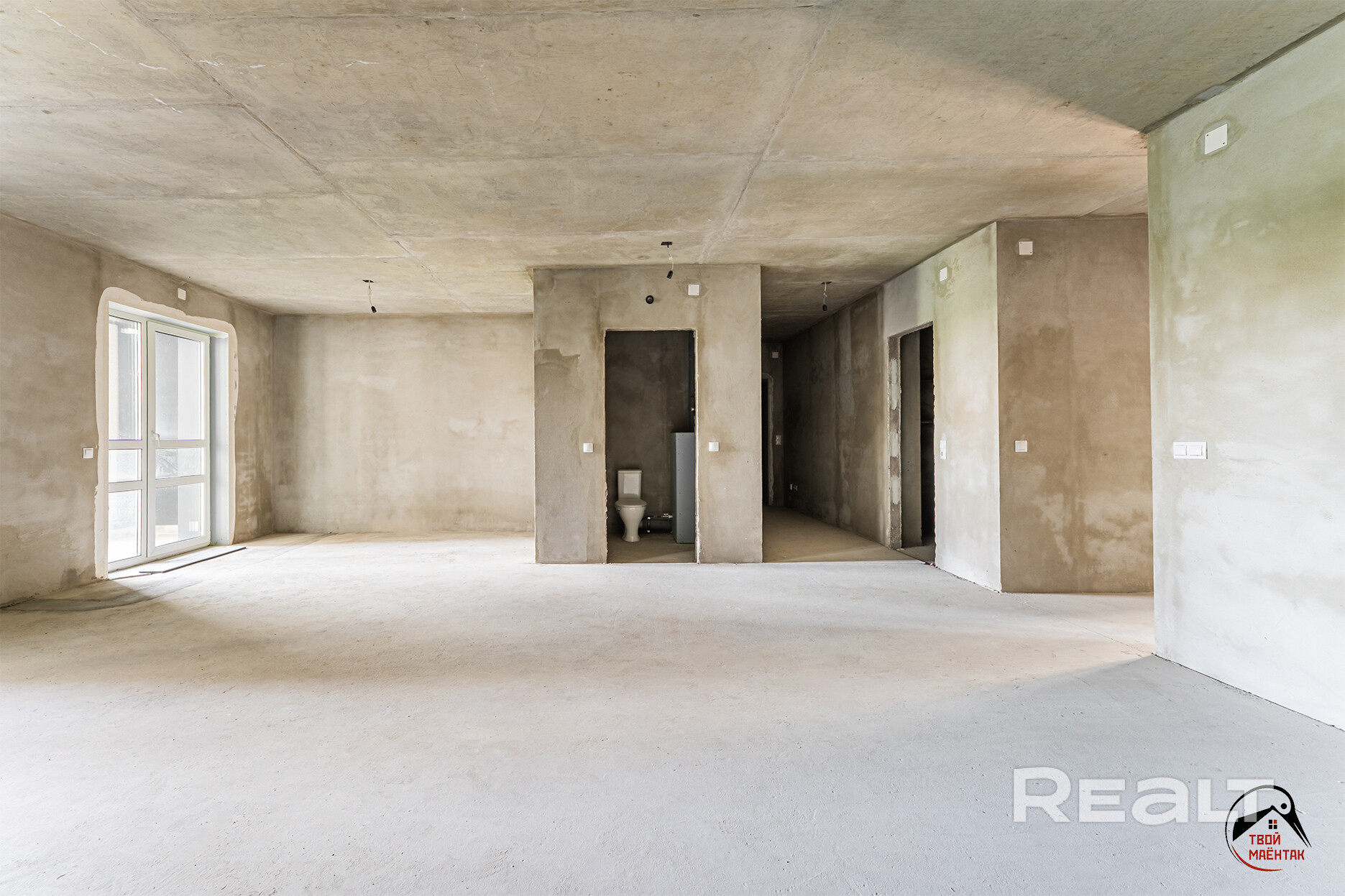 Просторная квартира площадью 92.5 м² по СНБ в современном комплексе «Гастелло Резиденс» в центре Минска. - Ansicht 6