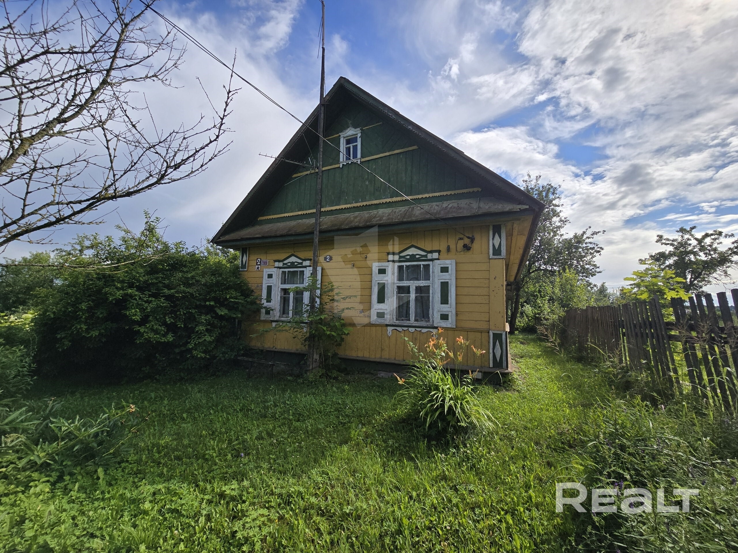 Продается уникальный участок с домом и гаражом в живописной деревне Старое Село! - Widok 4