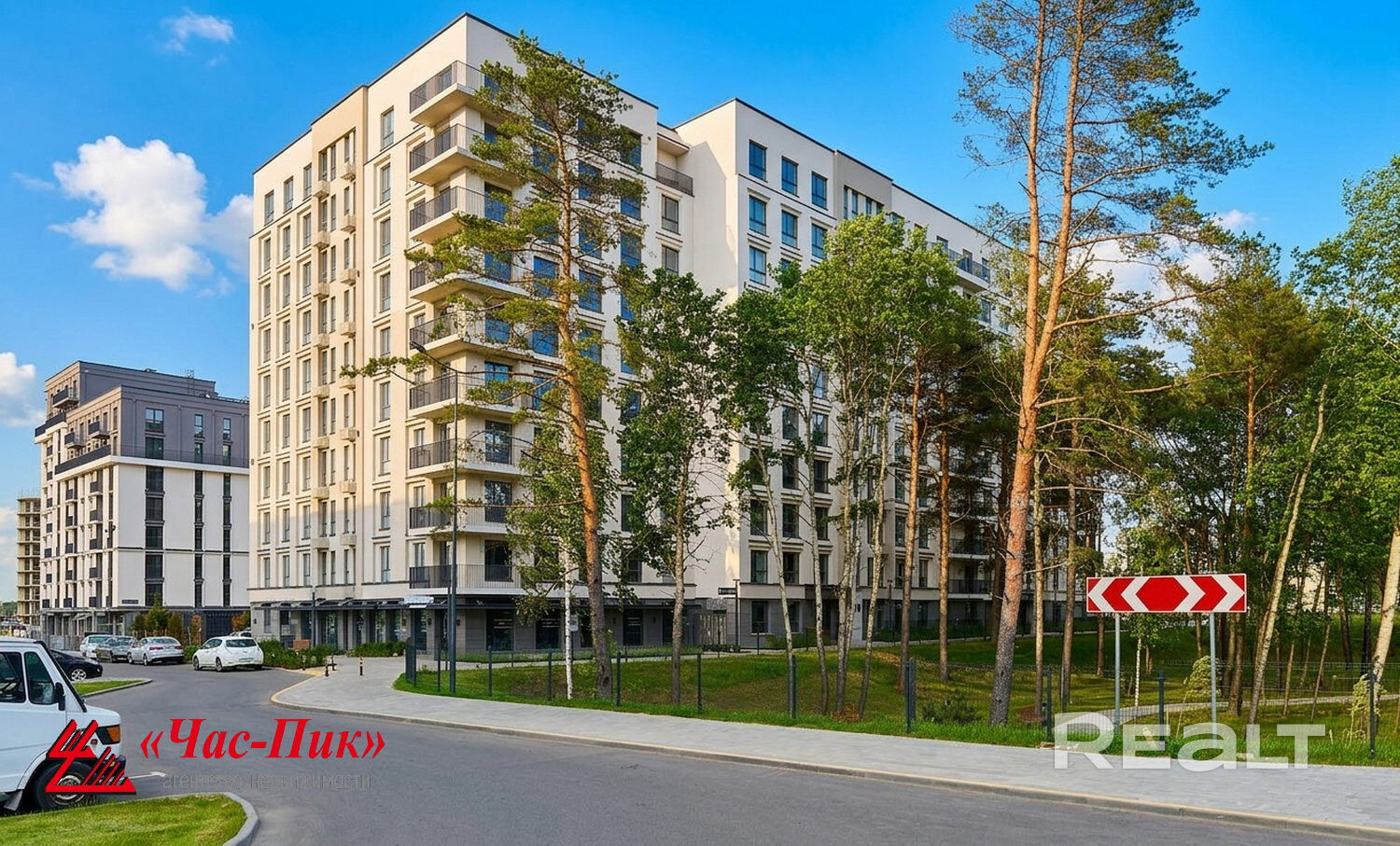 Прекрасная 2-комн.квартира в г.Минск, ул.Виталия Цвирко, д.75 в ЖК "Северный берег" - Widok 4