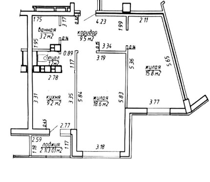 Светлая и уютная 2-ая квартира, с отличной планировкой!