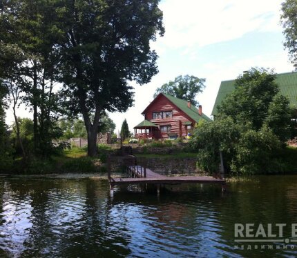 Дом для круглогодичного проживания на оз. Волчино (Мядельск)