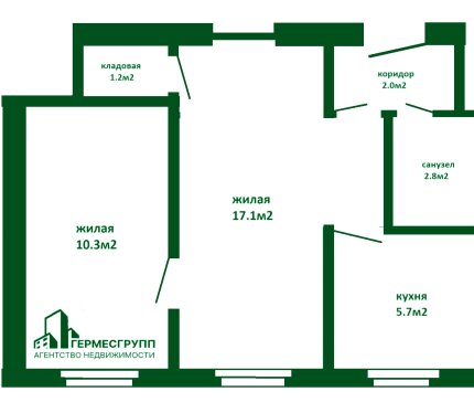 Продается двухкомнатная квартира в районе автовокзала. СРОЧНО!