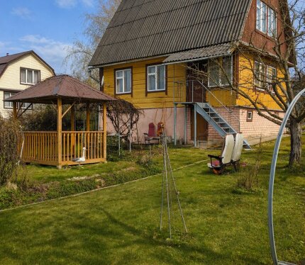 ! СВЯЗЬ ТОЛЬКО ПО ТЕЛЕГРАММ @Spider12635 ! Сдаётся двухэтажная дача в Домашанах (СТ Бульбаш) недалеко от Минска. Дом полностью готов к проживанию: кухня, печь, камин, 5-8 спальных мест. На участке 6 соток - баня с бойлером, беседка, мангал, сад. Удобный подъезд, есть маршрутка от метро Уручье. Подходит для семьи или дачного проживания на сезон.