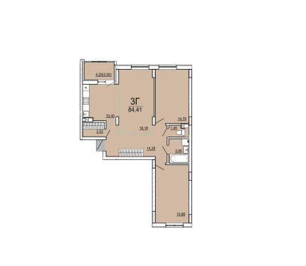 Продаётся трехкомнатная квартира в строящемся жилом комплексе "Чайка" Октябрьской Революции ул., д. №3.2 по ГП (Брест) по договору долевого строительства. • Этаж: 11 • Секция: 2 • Площадь: 84,41 м² • Дом: стадия строительства — завершено 25% (01.04.2026) • Формат: долевое строительство (ДДУ) Подробнее по телефону