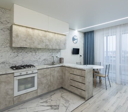 Для семьи: 3 комнаты + кухня-гостиная, закрытый двор