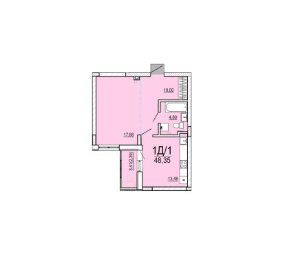 Продаётся однокомнатная квартира 48,35 м² в строящемся жилом комплексе "Чайка" Октябрьской Революции ул., д. №3.2 по ГП (Брест) по договору долевого строительства. • Этаж: 2 • Секция: 3 • Площадь: 48,35 м² • Дом: стадия строительства — завершено 25% (01.04.2026) • Формат: долевое строительство (ДДУ) Подробнее по телефону