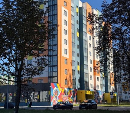 Трехкомнатная квартира с совмещенной кухней-гостиной