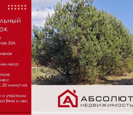 Продажа земельного участка д. Мочаны, ул.Заречная, 33А