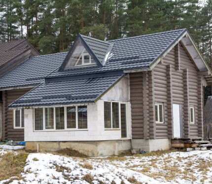 Новый дом из бруса в лесу д.Крыжовка - 450036