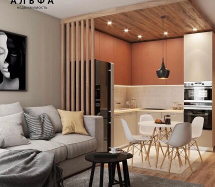 Видовая квартира-студия в доме «Рим» ЖК Минск-Мир