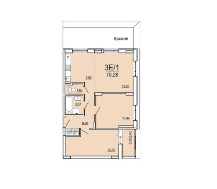 Продаётся трехкомнатная квартира в строящемся жилом комплексе "Чайка" Октябрьской Революции ул., д. №3.2 по ГП (Брест) по договору долевого строительства. • Этаж: 2 • Секция: 3 • Площадь: 70,28 м² • Дом: стадия строительства — завершено 25% (01.04.2026) • Формат: долевое строительство (ДДУ) Подробнее по телефону