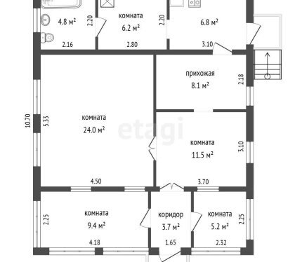 Дом в благоустроенной деревне рядом со Смолевичами и Минском