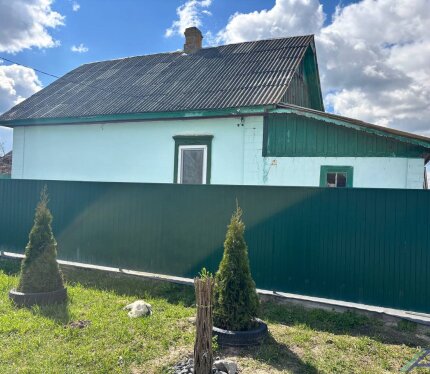 Продается дом в д. Красная Нива, Дудинский с/с. Всего 6 км от г. Калинковичи. Большой участок 25 соток, облагорожен, огражден, уложена плитка, построен летний домик.