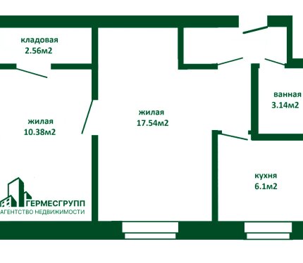 2К квартира в сердце Столицы. ул. Кнорина,7