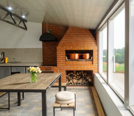 Уютный коттедж с баней и бассейном