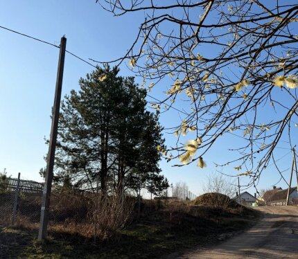 📍 Локация: 22 км от МКАД по направлению к Кургану Славы! 🌳 Площадь: 8,4 сотки (0,0842). Идеально под ИЖС или дачное строительство. ✅ Вода: Центральная круглогодичная. Уже оплачена и заведена на участок. ✅ Электричество: Оплачено, мощность подведена к границе. Осталось только завести щиток. ✅ Газ: Магистральный газ проходит прямо по границе участка. 🌲 Природа: На участке растет красивая сосна. Участок обгорожен забором (сетка-рабица)