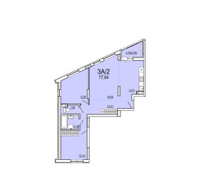 Продаётся трехкомнатная квартира в строящемся жилом комплексе "Чайка" Октябрьской Революции ул., д. №3.2 по ГП (Брест) по договору долевого строительства. • Этаж: 4 • Секция: 1 • Площадь: 77,84 м² • Дом: стадия строительства — завершено 25% (01.04.2026) • Формат: долевое строительство (ДДУ) Подробнее по телефону