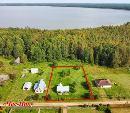 Волшебный загородный дом 100% готовности на берегу озера "Большие Швакшты" примыкающий к лесу!