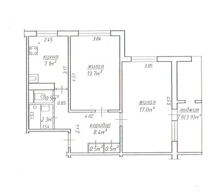 Продаётся комната в 2-х комнатной квартире. Соседи - 2 человека. Свободна. Чистая продажа.